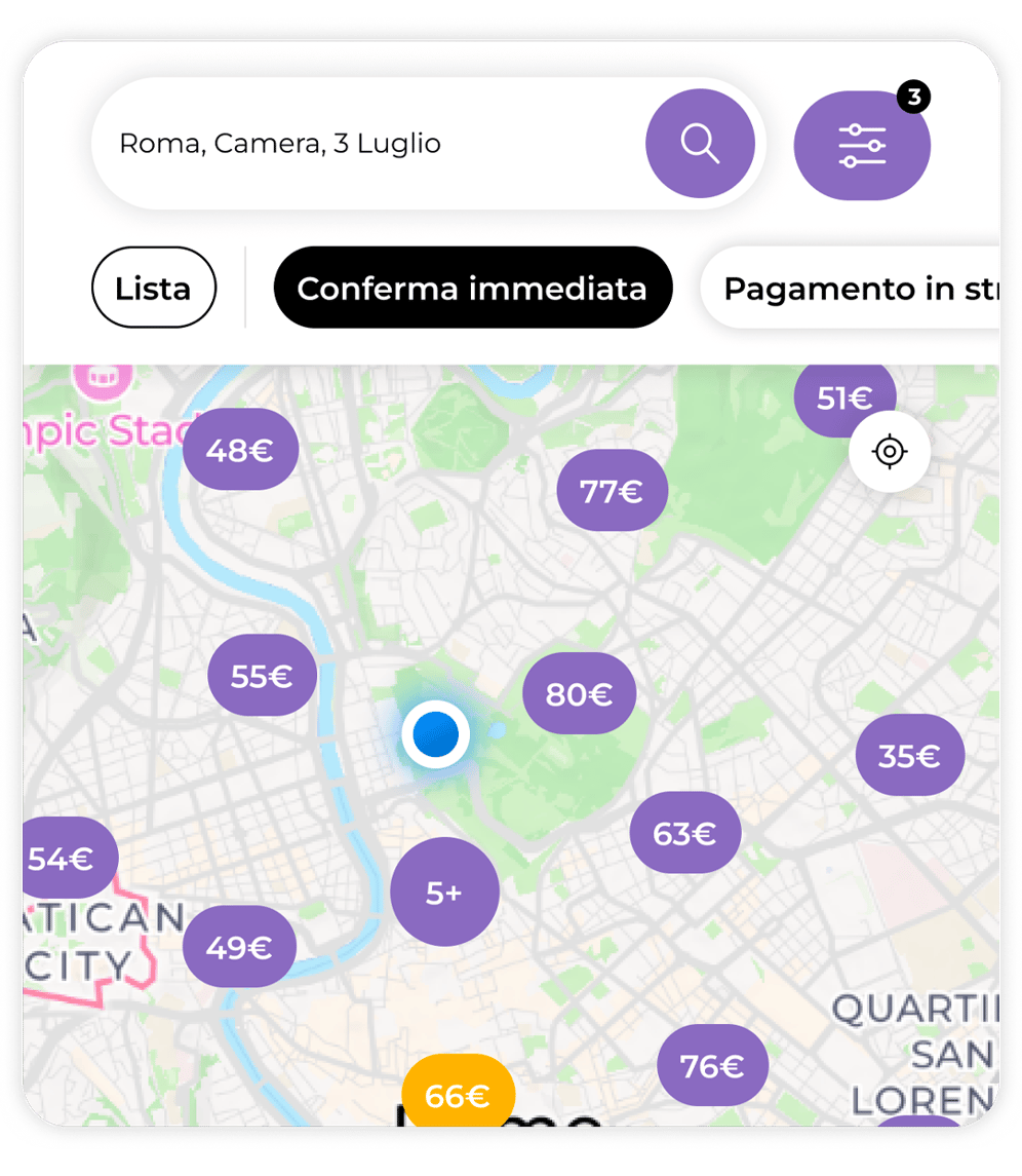 Map view website screenshot