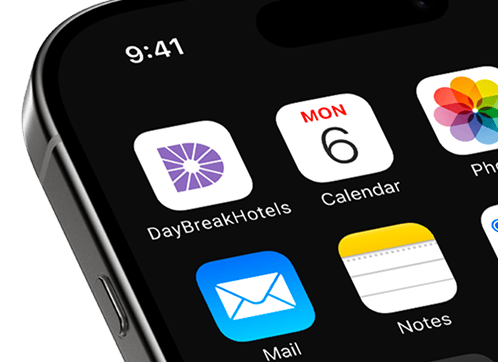 Téléchargez l'application et profitez pleinement de votre DayBreak