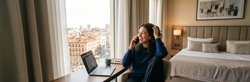 Day use rooms to work from a hotel